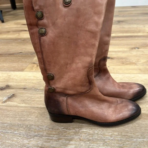 Arturo Chiang  Leather Riding Boots - Size 8 - Picture 6 of 8